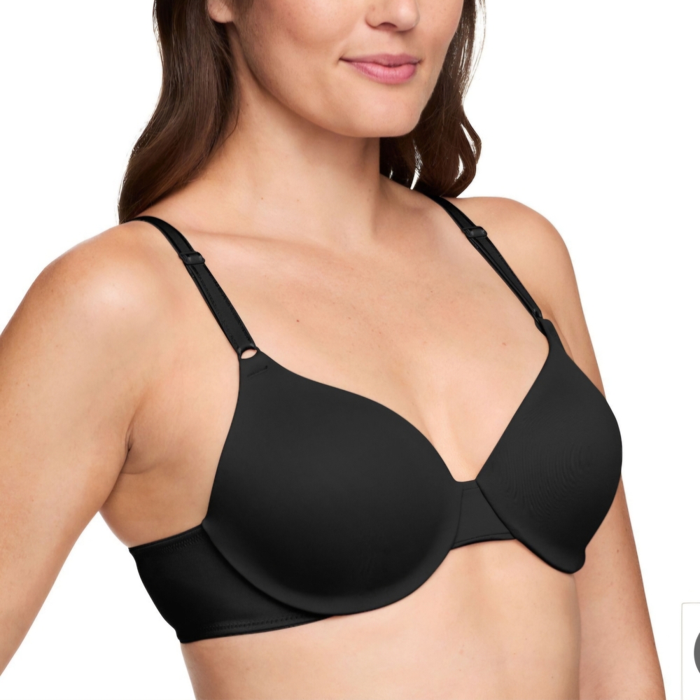 Warner's This is not a Bra 34D #1593 Black